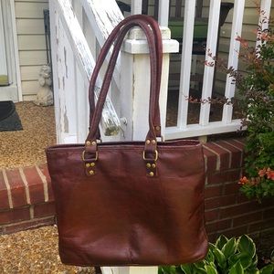 Handmade Real Leather Purse Tote